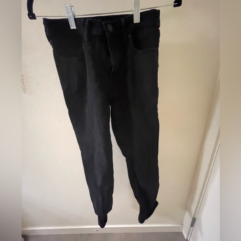 Old Navy kids size 14 straight leg black skinny jeans